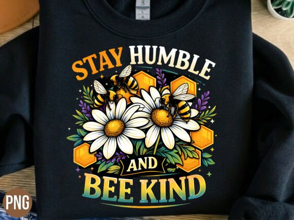 Download Stay Humble Bee Kind Sunflower Shirt PNG - Sunflower shirt Collection