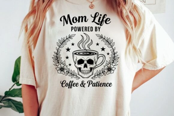 Download Mom Life Skull Coffee Mug Design Png - Mom life skull Collection